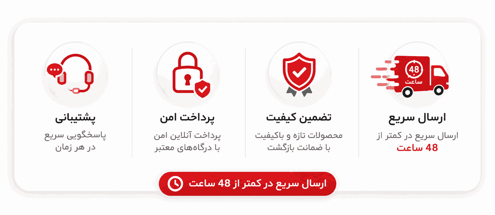 مزایای خرید از تانیس مارکت